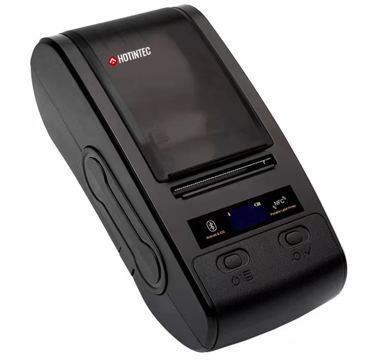 Mobile Thermal Transfer 2-Color Black and Red Label Printer
